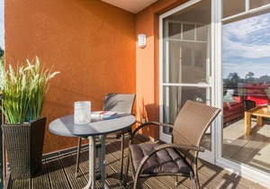 Exclusive vacation apartment in an absolutely quiet location with a view of the Bodden! -