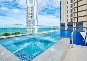 Featuring an outdoor pool