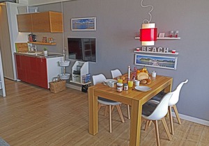 fewo1846 - Kajüte Fördeblick (App. 112)/family-friendly studio apartment