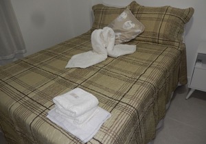 Flat between sea and lagoon