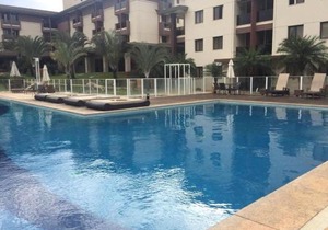 Flat Life Resort com vista do Lago