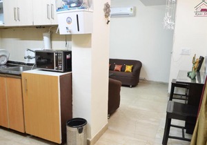 Furnished 1 Bedroom Independent Apartment 3 in Greater Kailash 1 Delhi with Balcony & Lazyboy