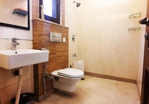 Furnished 1 Bedroom Independent Apartment 4 in Greater Kailash 1 Delhi with Balcony & 2 Bathrooms