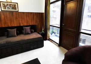 Furnished 1 Bedroom Independent Apartment 4 in Greater Kailash 1 Delhi with Balcony & 2 Bathrooms