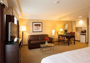 Hampton Inn & Suites Boston Crosstown Center 1 King Bed Studio Suite