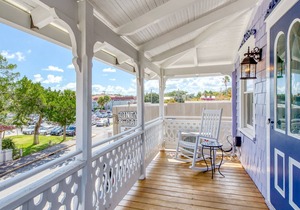 Historic District Gem w/ Updated Victorian Flair & Private Balcony