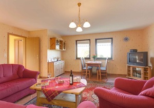 Holiday apartment with large garden and campfire place