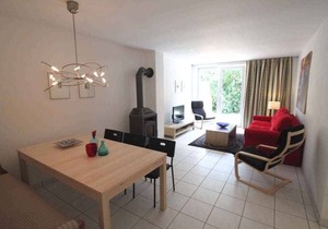 Holiday apartment with underfloor heating, fireplace and terrace