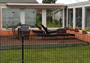 Holiday home in Altwarp with botanical garden