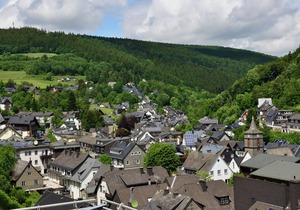 Holiday home in the centre of Willingen - balcony and lovely view of the town
