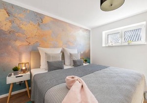 Horizont- direkt am Wasser, Hafenblick, Fahrstuhl, Sauna, ueberdachter Balkon