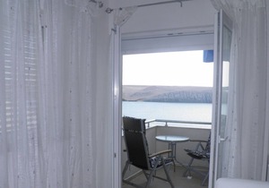 Island Pag apartments seafront