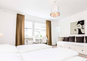 K89 studio apartment with free W-LAN in a central location in Cologne Deutz