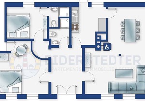 Landhüs Altendeich - Apartment 1 (ID 401)