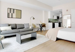 Lovely Mt Vernon Studio w/ Pool, W/D & Gym, near Metro, by Blueground