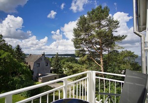 Modern 2-room vacation apartment with balcony - Ferienresidenz Zwei Bodden FeWo 1-4