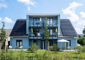 Modern accommodation close to the beach.