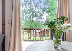 Modern and luxurious lodge.