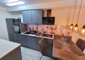 Modern furnished vacation apartment (49 m²) for up to 4 people with whirlpool bathtub