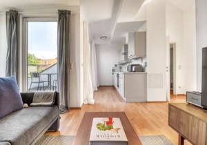 Modern Hietzing 1BR w/Community Garden & Private Terrace, by Blueground