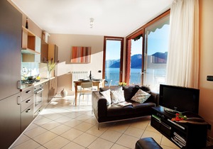 Modern Lake View Apartment In Argegno by Italian Apartments