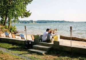New Waterfront Cabin on the Large Sundeck #23 by RedAwning