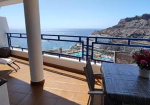 Ocean view apartment in Taurito, Mogan - Top Floor