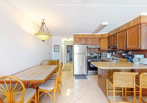 Oceanfront condo near golf with beach access, balcony, views, & washer/dryer