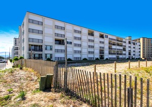Oceanfront condo near golf with beach access, balcony, views, & washer/dryer