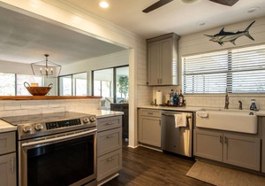 On the creek, across from the ocean and a short walk to Beach Club and Marina