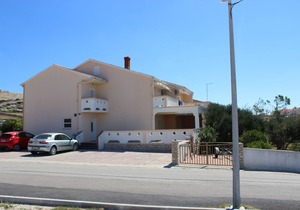 One bedroom apartment with terrace and sea view Kustići, Pag (A-6287-d)