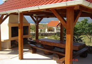 One bedroom apartment with terrace and sea view Ražanac, Zadar (A-13707-a)