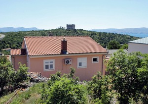 One bedroom apartment with balcony and sea view Senj (A-5569-b)