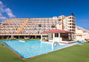 Palm Garden with sea views to the pools and beach