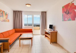 Palm Garden with sea views to the pools and beach