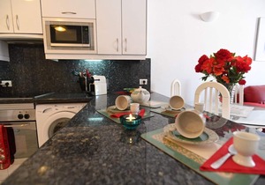 Parque Santiago 1-2 bed 2 bath-sea front-Pool view. step free access.