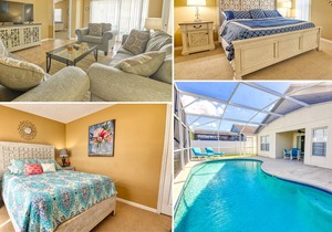 Private Pool - No Rear Neighbors - 5 Bedrooms - 20 Minutes to Disney - Clear Creek
