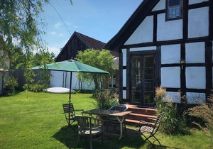 Renovated historic Godewind fishing lodge