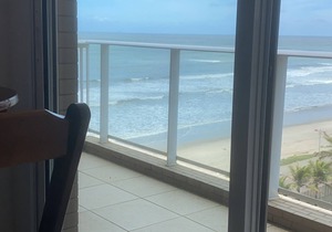 Resort Itanhaém building facing the sea