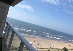 Resort Itanhaém building facing the sea