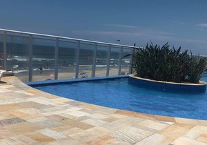 Resort Itanhaém building facing the sea