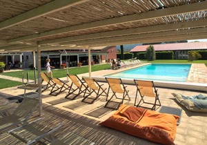 Resort with pool, wellness area and air conditioning
