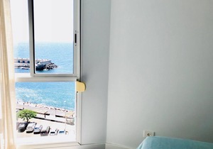 Right on the beach quiet apartment with a large terrace