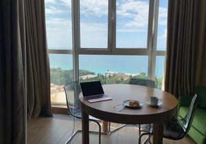 Sea View Studio on the 24 floor
