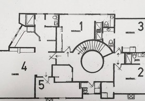 SECOND FLOOR of Santa Monica Luxury Roman Villa