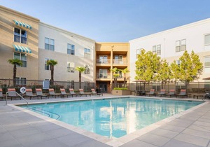 Sleek Walnut Creek 1BR w/ Gym, Pool & Spa, steps to BART, by Blueground