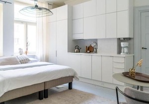Small studio with spacious bathroom in Ullanlinna