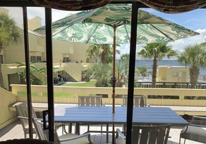 Sound side Water views, privacy and just steps from Gulf