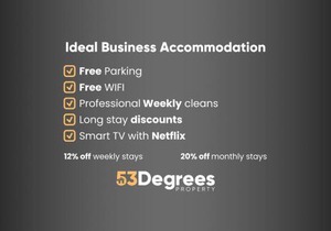 Spacious 4-bed house in Crewe by 53 Degrees Property, ideal for Contractors & Business, FREE parking - sleeps 7