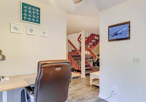 Spacious all-suite villa with lagoon views, screened porch, and shared pool
